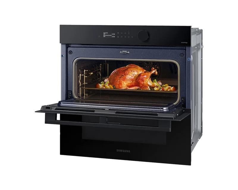 Horno Pirolítico Bespoke AI 76L 59.5cm Dual Cook Steam™ Clase A+ Negro NV7B5750TDK/U1