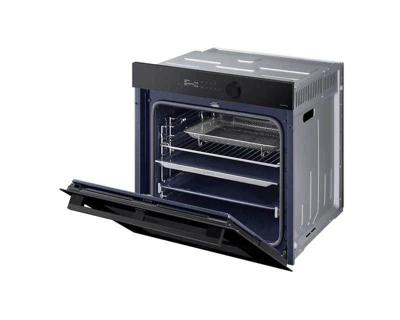 Horno Pirolítico Bespoke AI 76L 59.5cm Dual Cook Steam™ Clase A+ Negro NV7B5750TDK/U1