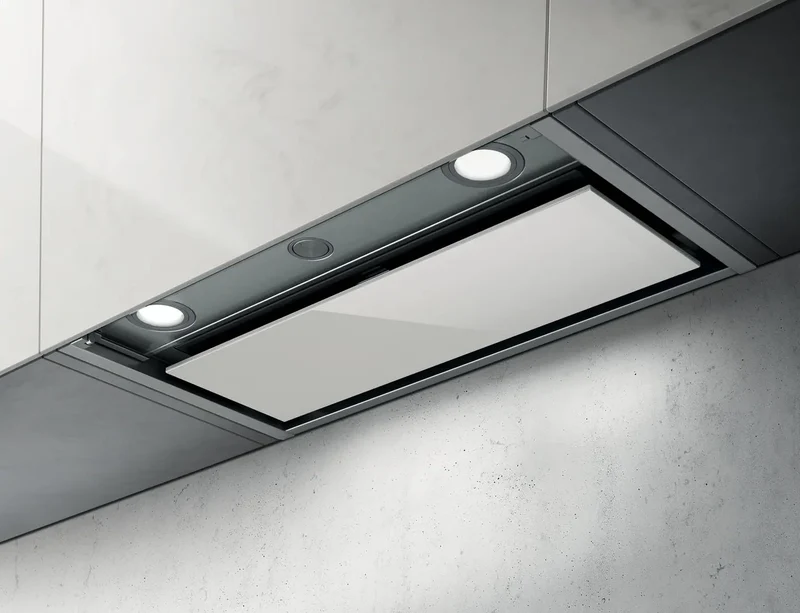 Campana integracion 90cm inox Whirlpool BOXINPLUSIXGLA90