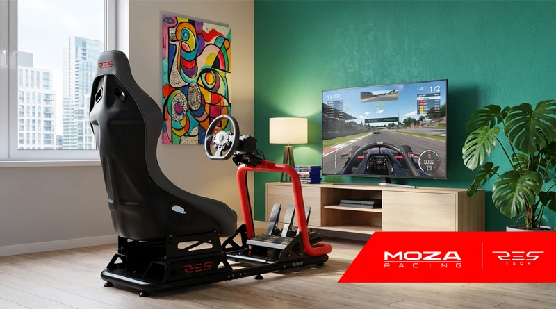 Pack Res-Tech Simply GT + Moza R3 / R5 Direct Drive