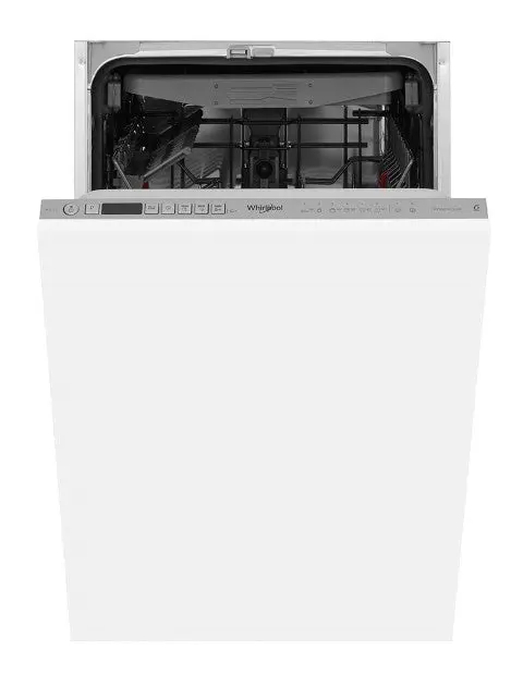 Lavavajillas integrable 45cm D zocalo 10 Whirlpool WSIO3O34PFEX