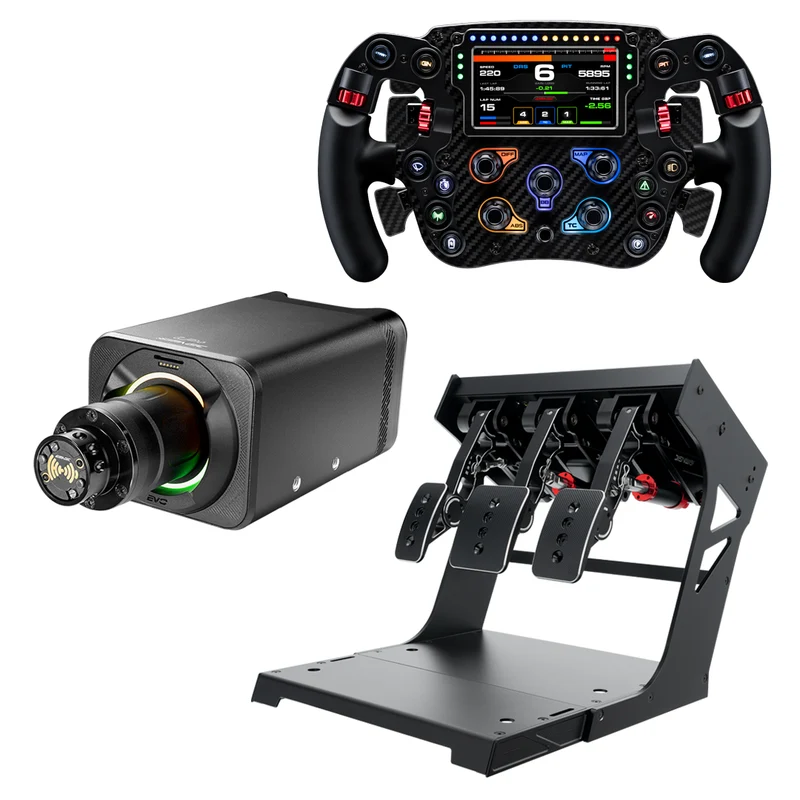 Pack SIMAGIC Alpha EVO Pro 18 Nm – Base, Volante y Pedales