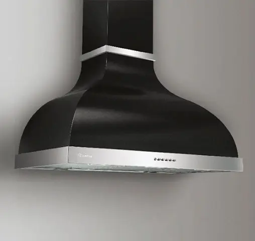 Campana Chimenea 90cm Negro Whirlpool COTTAGE90BK