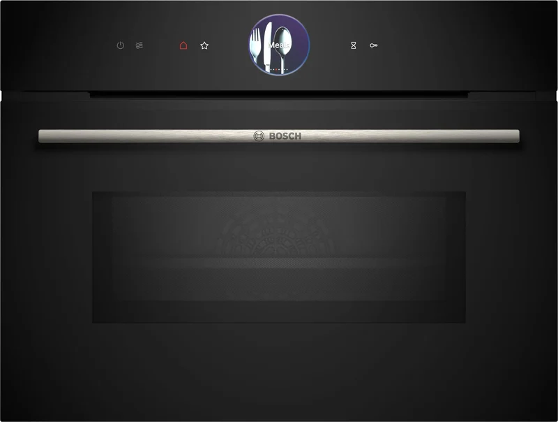 Horno con Microondas Bosch CMG7761B1 Serie 8 Comptacto 60 x 45 cm Pirolítico Cristal Negro
