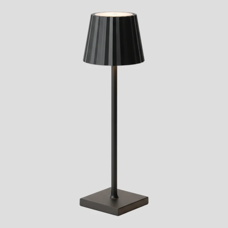 Lampe de Table LED Sans Fil avec Batterie Rechargeable et Commande Tactile Aluminium