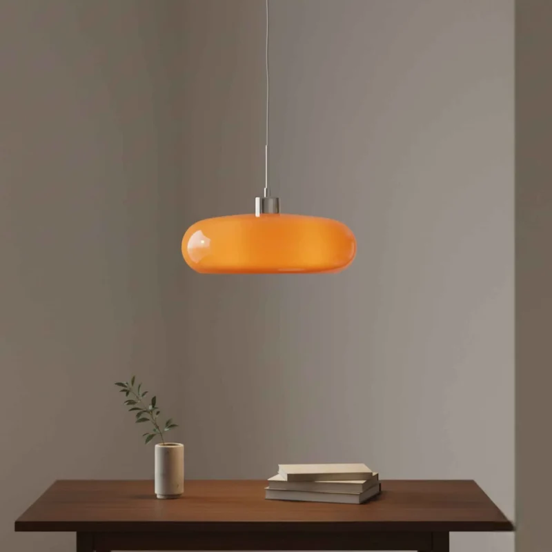 Glazen Plafondlamp – Moderne Hanglamp met Helder Glas voor Sfeervolle Verlichting