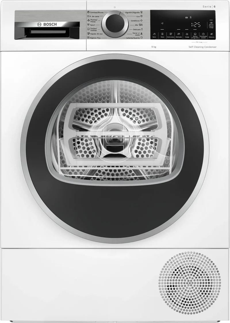 Secadora Bosch Serie 6 WQG245D1ES 9 Kg con bomba de calor