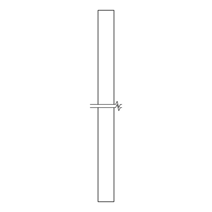Cinta de sellado para panel posterior de 485x6mm Electrolux, AEG 1251139430
