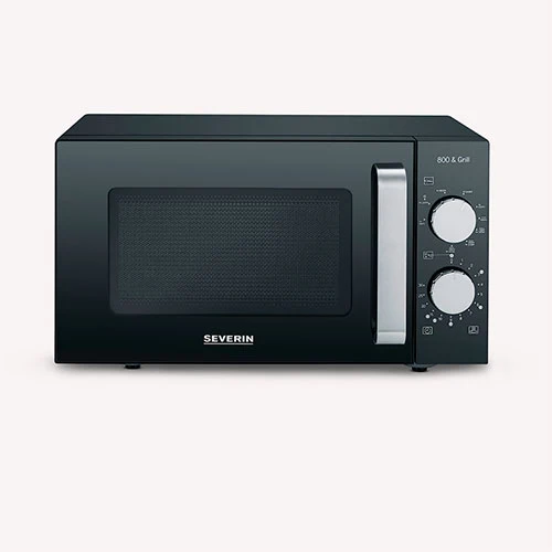 Microondas 20L 800w Severin MW7762 Cerámico Grill Negro