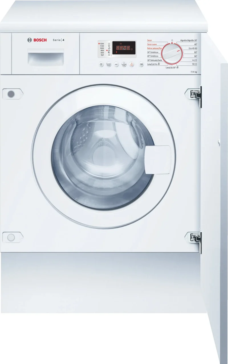 Lavadora - secadora Bosch Serie 4 WKD24362ES 7/4 kg 1200 RPM