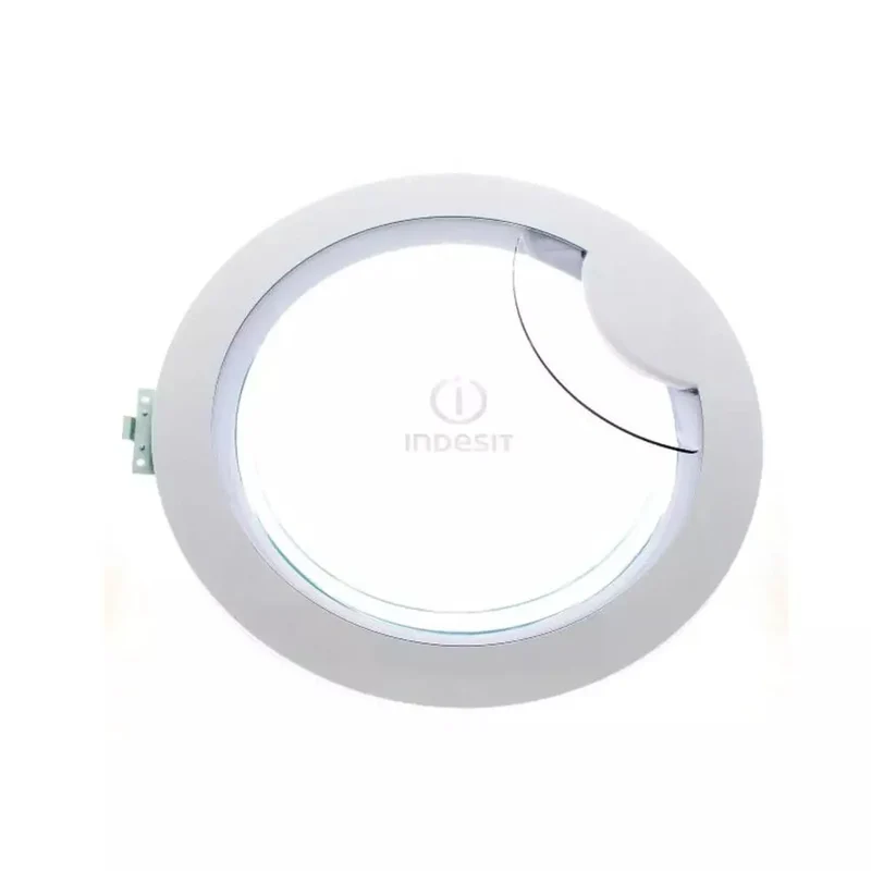 Puerta completa con cristal lavadora Indesit, Ariston C00272454