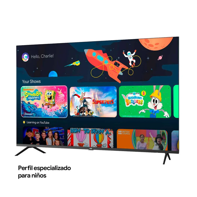 Televisor Kalley QLED de 58 pulgadas 4K ultra HD smart TV con google TV – modelo 58GQ400A