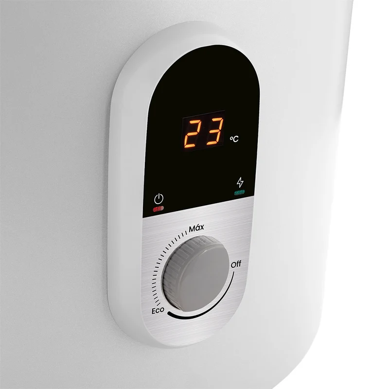 Calentador de acumulación eléctrico 44 litros u 11 galones 120 v blanco Haceb