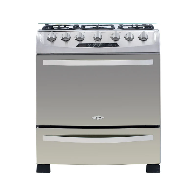 Estufa orégano ultra de 76 cm inoxidable gas natural Haceb