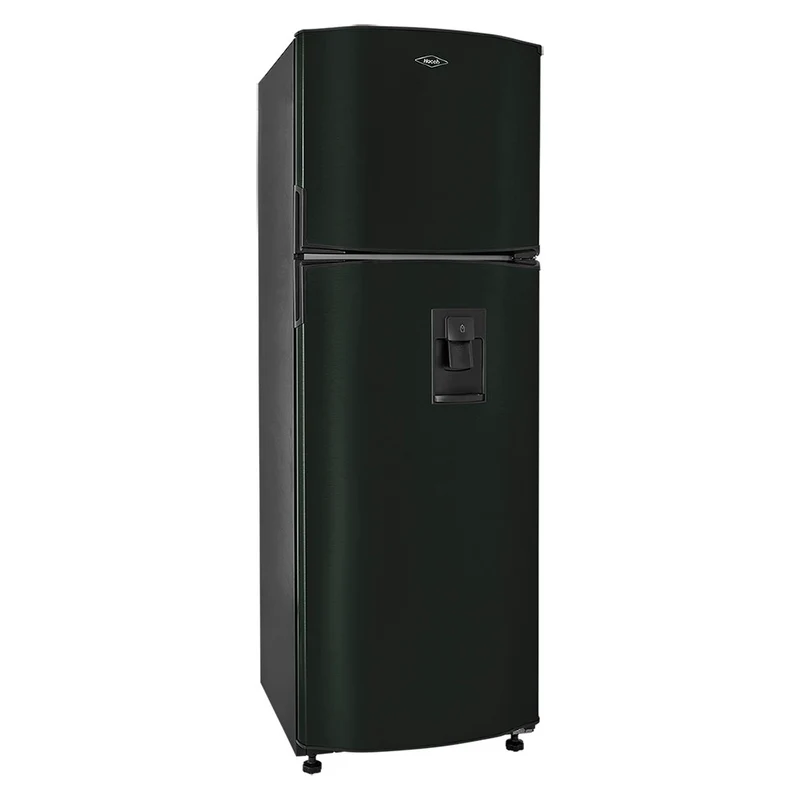 Nevera no frost de 311 litros inverter manija integrada negro esmeralda Haceb