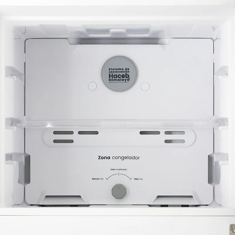 Nevera no frost de 311 litros inverter manija integrada negro esmeralda Haceb