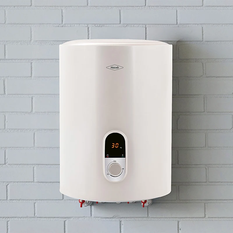 Calentador de acumulación eléctrico 32 litros u 8 galones 120 v blanco Haceb