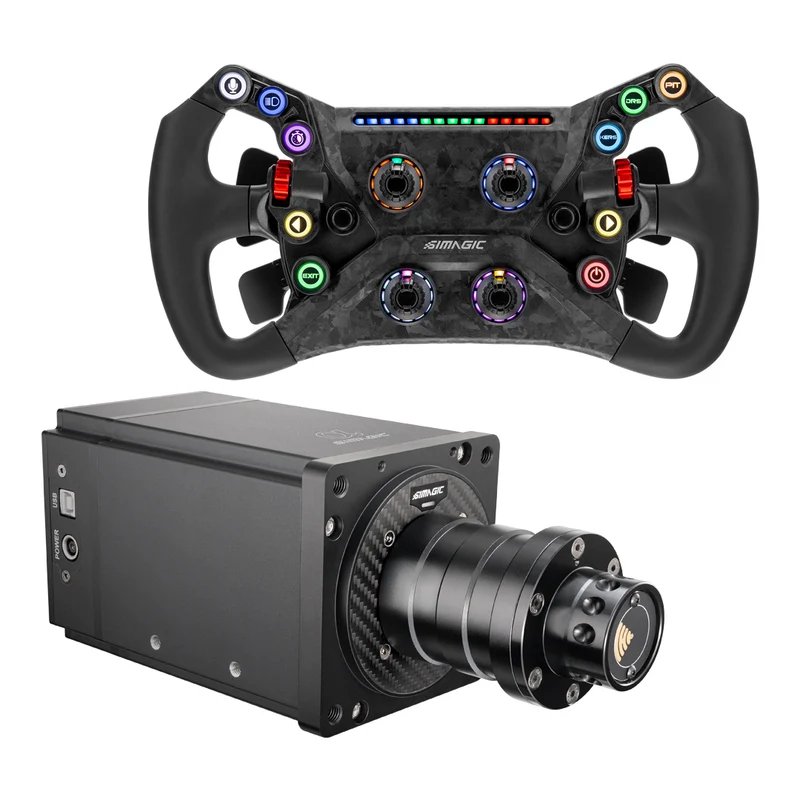 Pack Simagic Alpha Ultimate – DD 23 Nm, Volante y Pedales