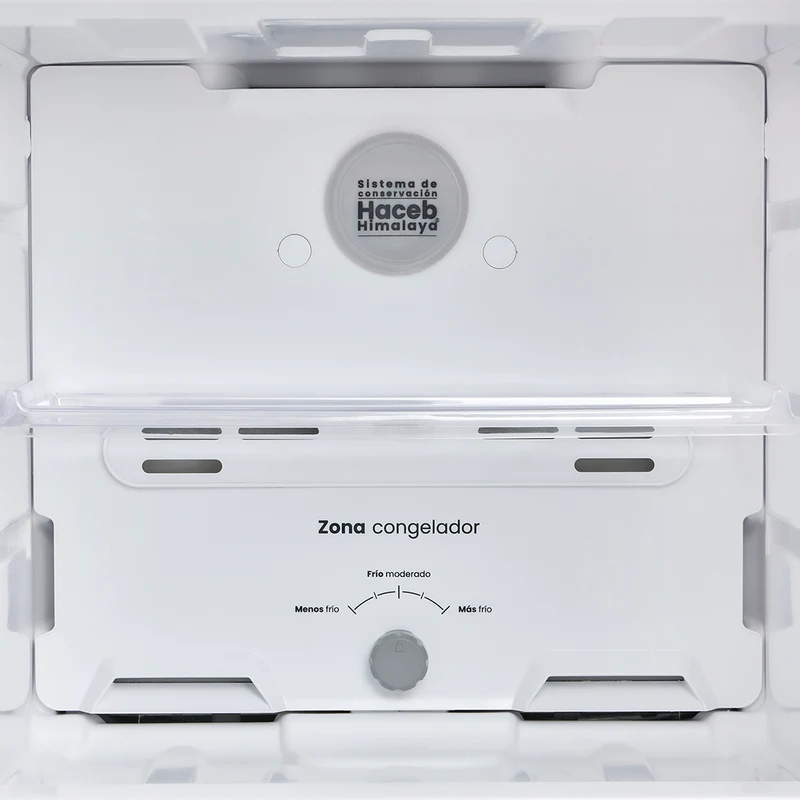 Nevera 311L No Frost con dispensador de agua, manija externa, color titanio, tecnología Inverter