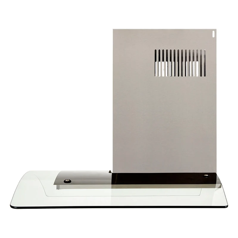 Campana penínsulacon 3 velocidades en vidrio y acero Inoxidableidable negro de 90 cm Haceb