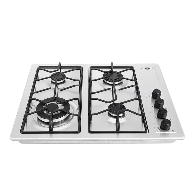 Estufa de empotrar Inoxidable de 66x54 cm triple corona a gas natural Haceb