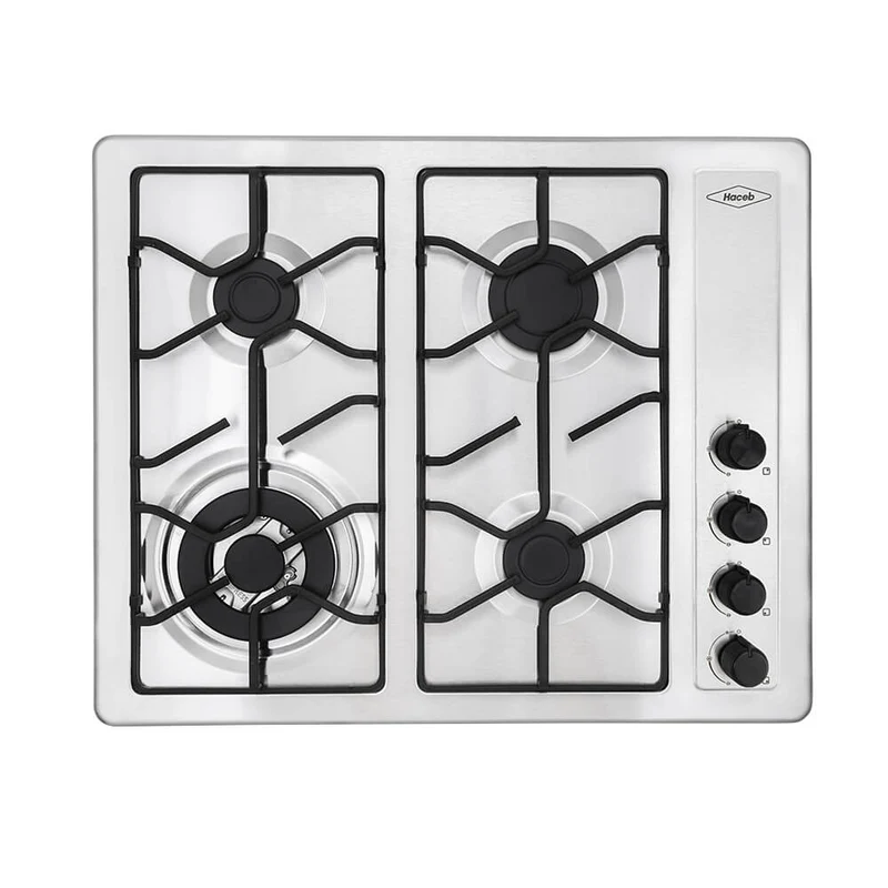 Estufa de empotrar Inoxidable de 66x54 cm triple corona a gas natural Haceb