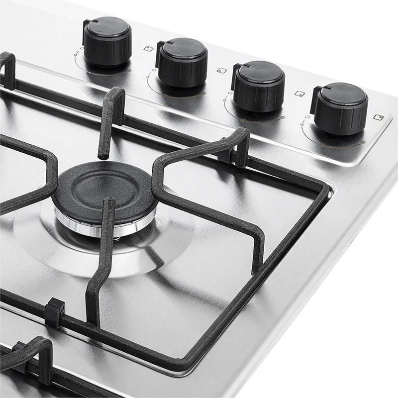 Estufa de empotrar Inoxidable de 66x54 cm triple corona a gas natural Haceb