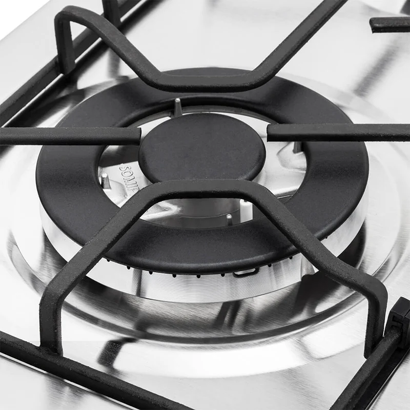 Estufa de empotrar Inoxidable de 66x54 cm triple corona a gas natural Haceb