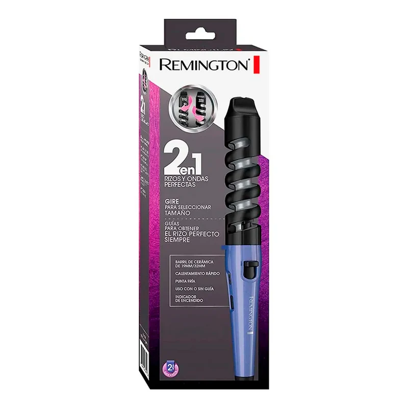 Ondulador de cabello barril cerámico antifrizz Remington