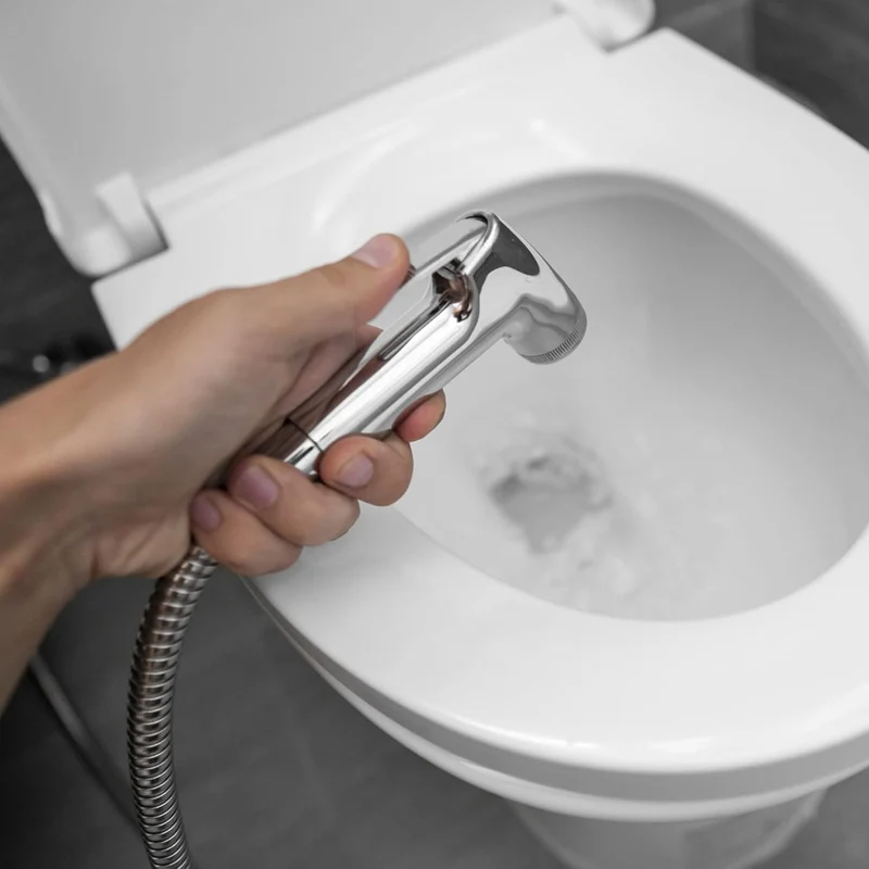 Ducha teléfono spray cromada 12 metros + registro regulación