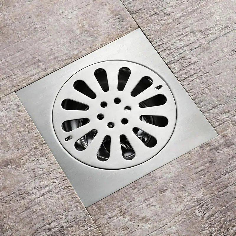 Rejilla piso 10 x 10 cm acero inoxidable