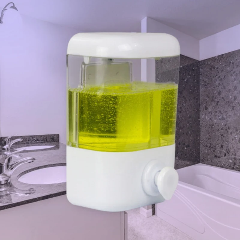 Dispensador de jabón líquido sistema anti goteo. 500 ml