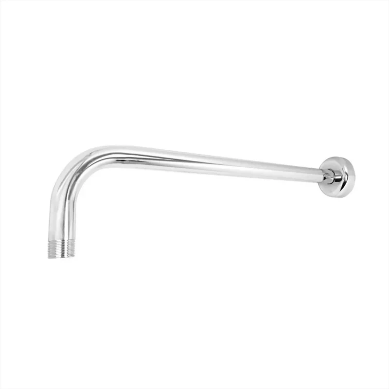 Tubo regadera 40 cm tipo l acero inoxidable cromo / 40 cm