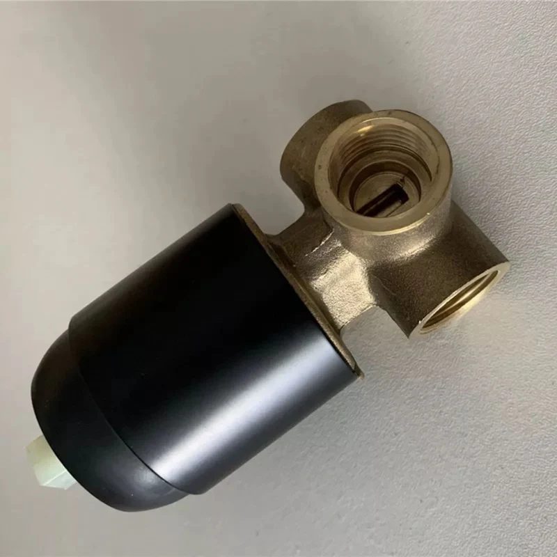 Grifería para ducha mono control negro metálico redonda, sistema universal de 1/2", cuerpo en bronce