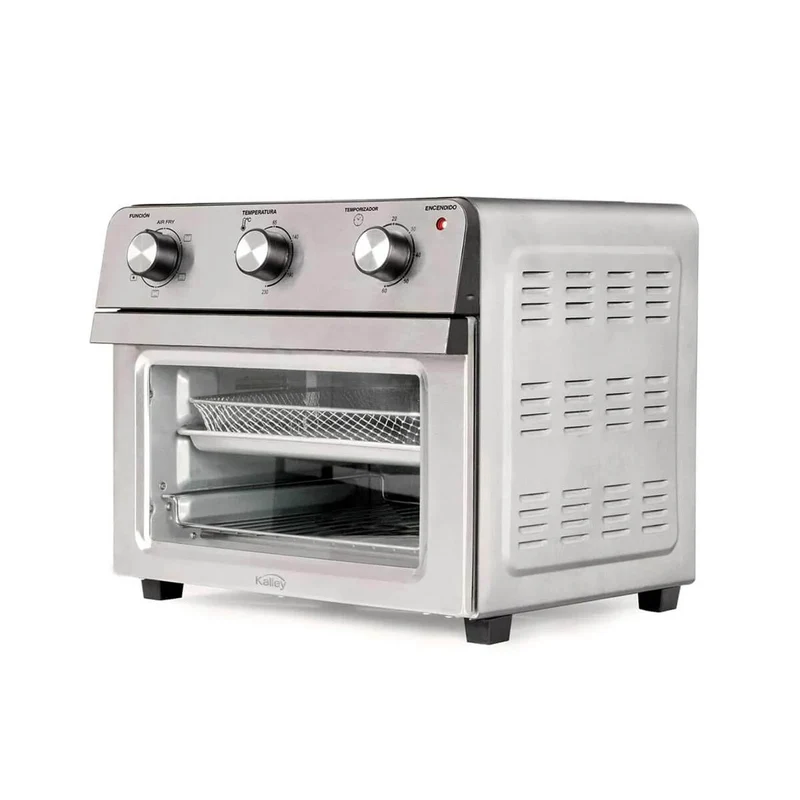 Horno tostador 20 litros con Freidora de aire Plateado
