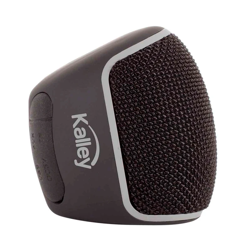 Parlante portátil Kalley con conexión Bluetooth, radio FM, USB y microSD color negro