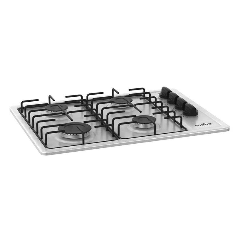 Estufa de empotrar acero Inoxidable 60X43 cm gas natural Mabe