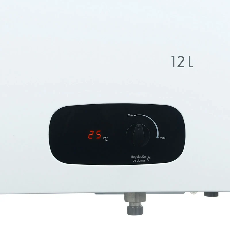 Calentador de paso tiro forzado 12 L gas natural blanco Haceb