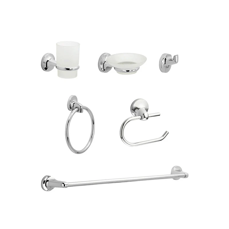 Kit Accesorios Para Baño Corona X 6 Palermo