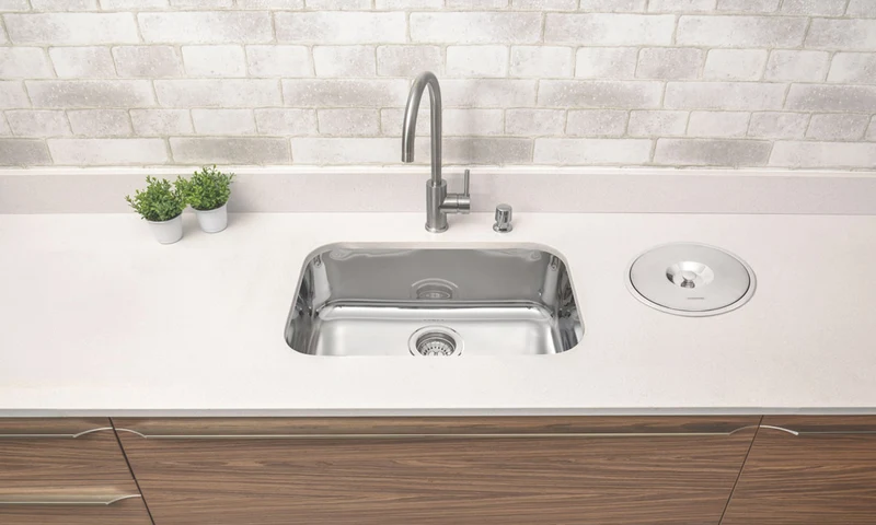 Lavaplatos rectangular lavinia en acero inoxidable 304 Tramontina
