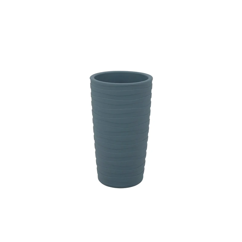 Maceta grego en polietileno azul turquesa 65 cm Tramontina