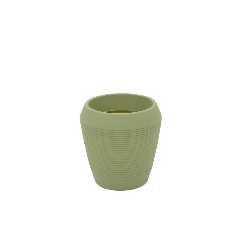 Maceta egípcio en polietileno verde oliva 39 cm Tramontina