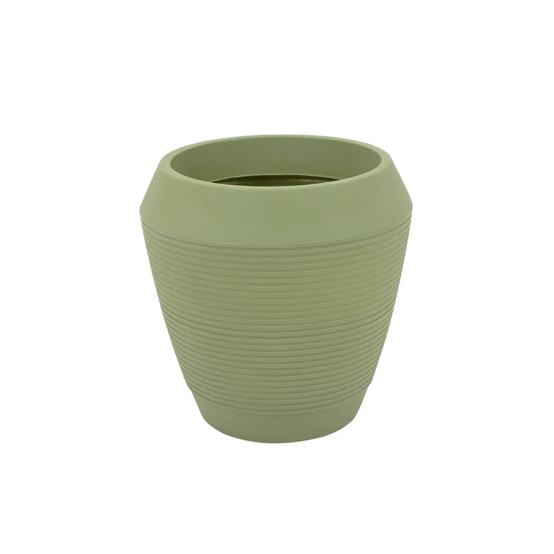 Maceta egípcio en polietileno verde oliva 54 cm Tramontina