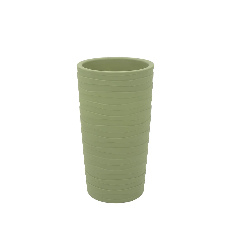 Maceta grego en polietileno verde oliva 65 cm Tramontina