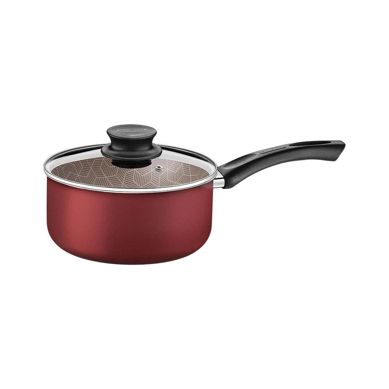 Perol con tapa de vidrio antiadherente de 16 cm Tramontina