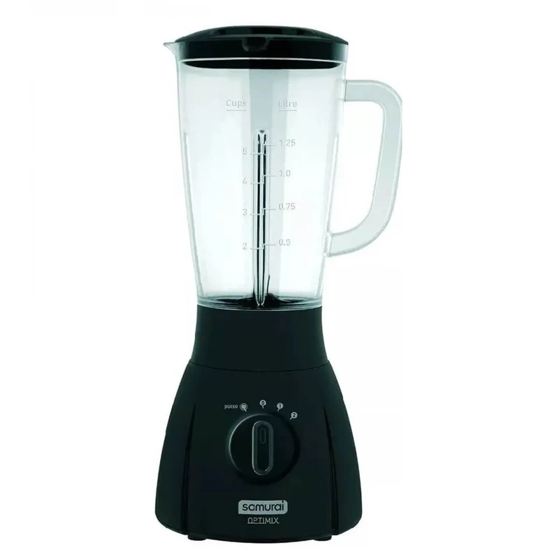 Licuadora optimix 2 velocidades negra marca samurai