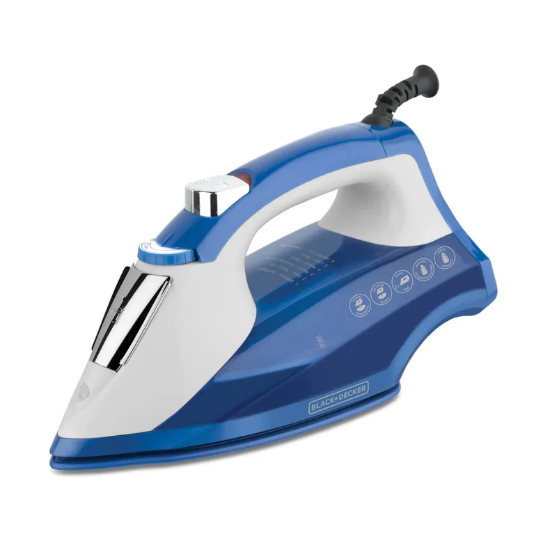 Plancha planchado sin esfuerzo color azul black+decker