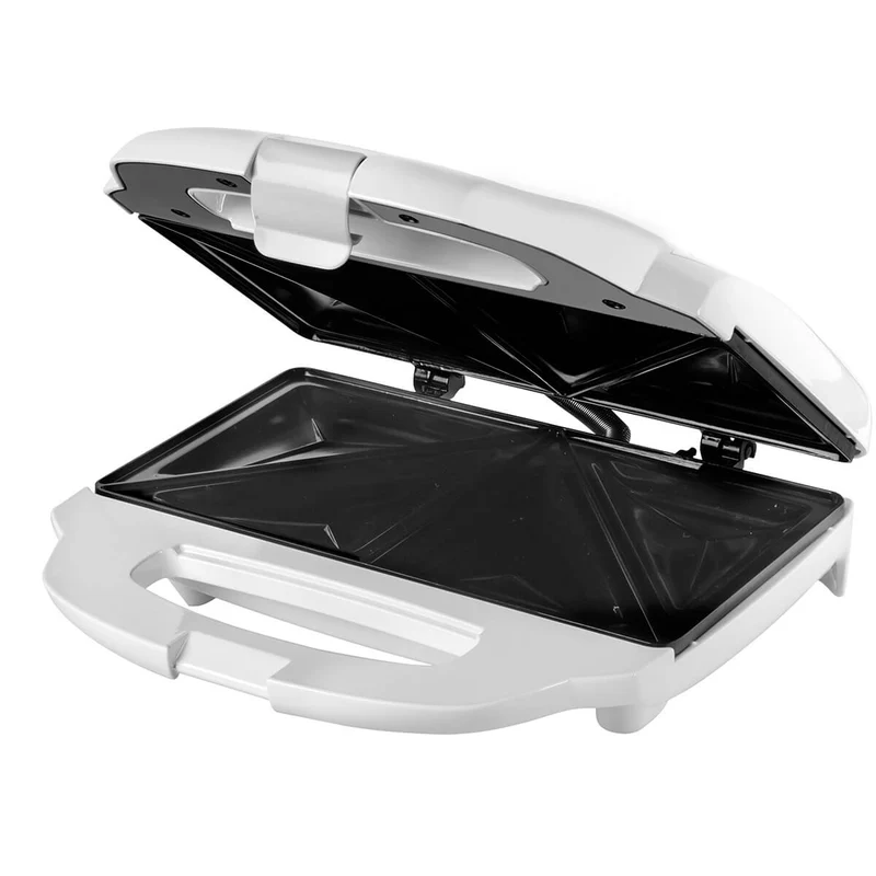 Sandwichera 2 porciones a la vez tuesta, sella y corta black+decker
