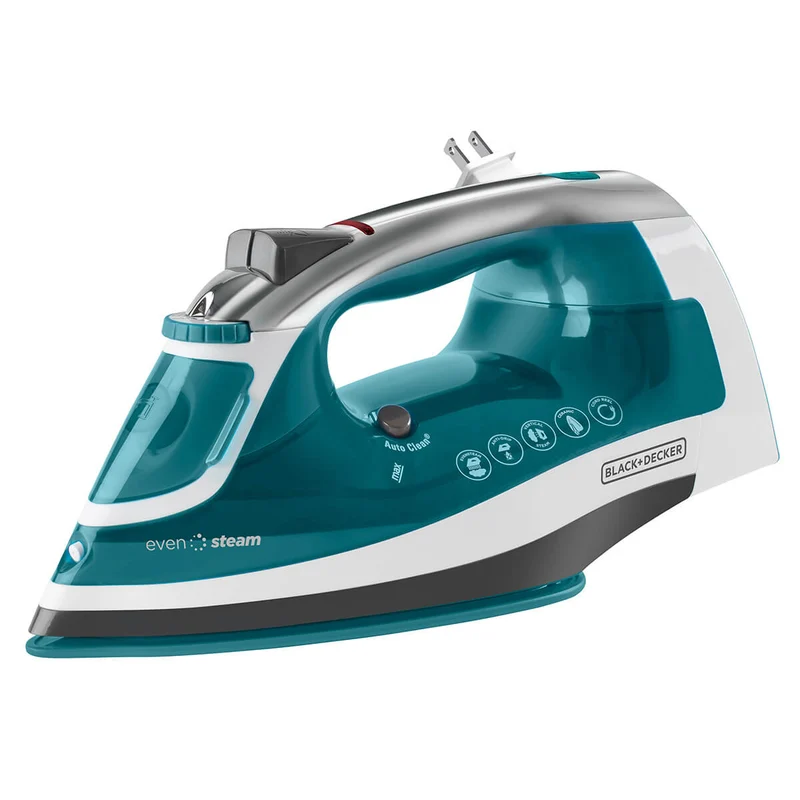 Plancha de vapor smartsteam con suela cerámica black+decker