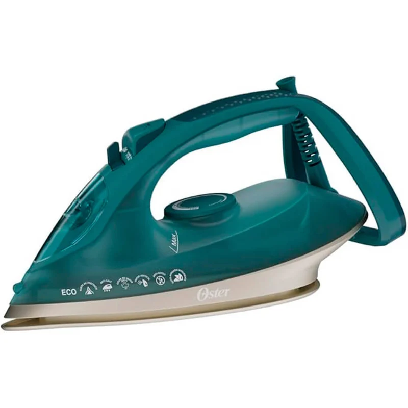 Plancha de ropa Oster Vapor AeroGlide Max S7800, verde oscuro.